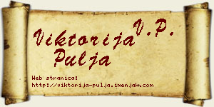 Viktorija Pulja vizit kartica